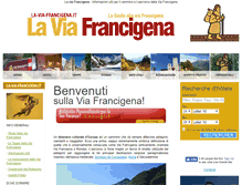 Tablet Screenshot of la-via-francigena.it